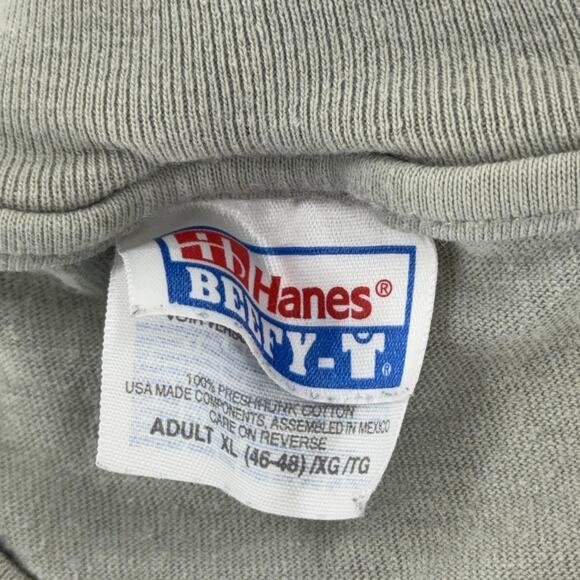 Vintage Houston Chronicle Preview Shirt Mens XL Gray Dog Graphic Texas 90s Tee - Picture 9 of 9